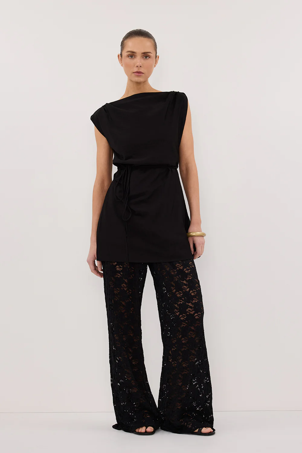 LOULA BLACK LACE PANT - Gamepaces