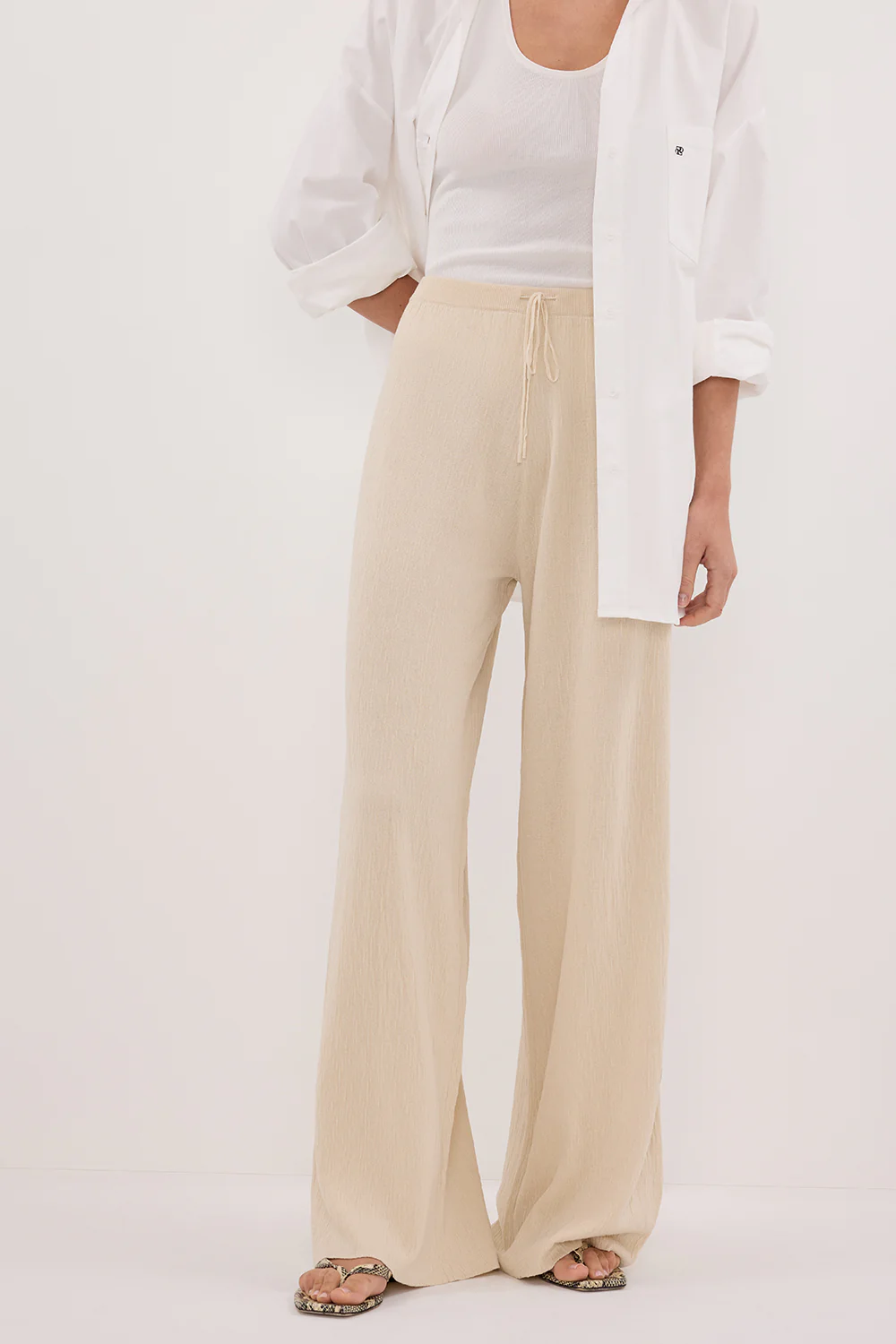 ALIAS NATURAL TEXTURED KNIT PANT - Gamepaces