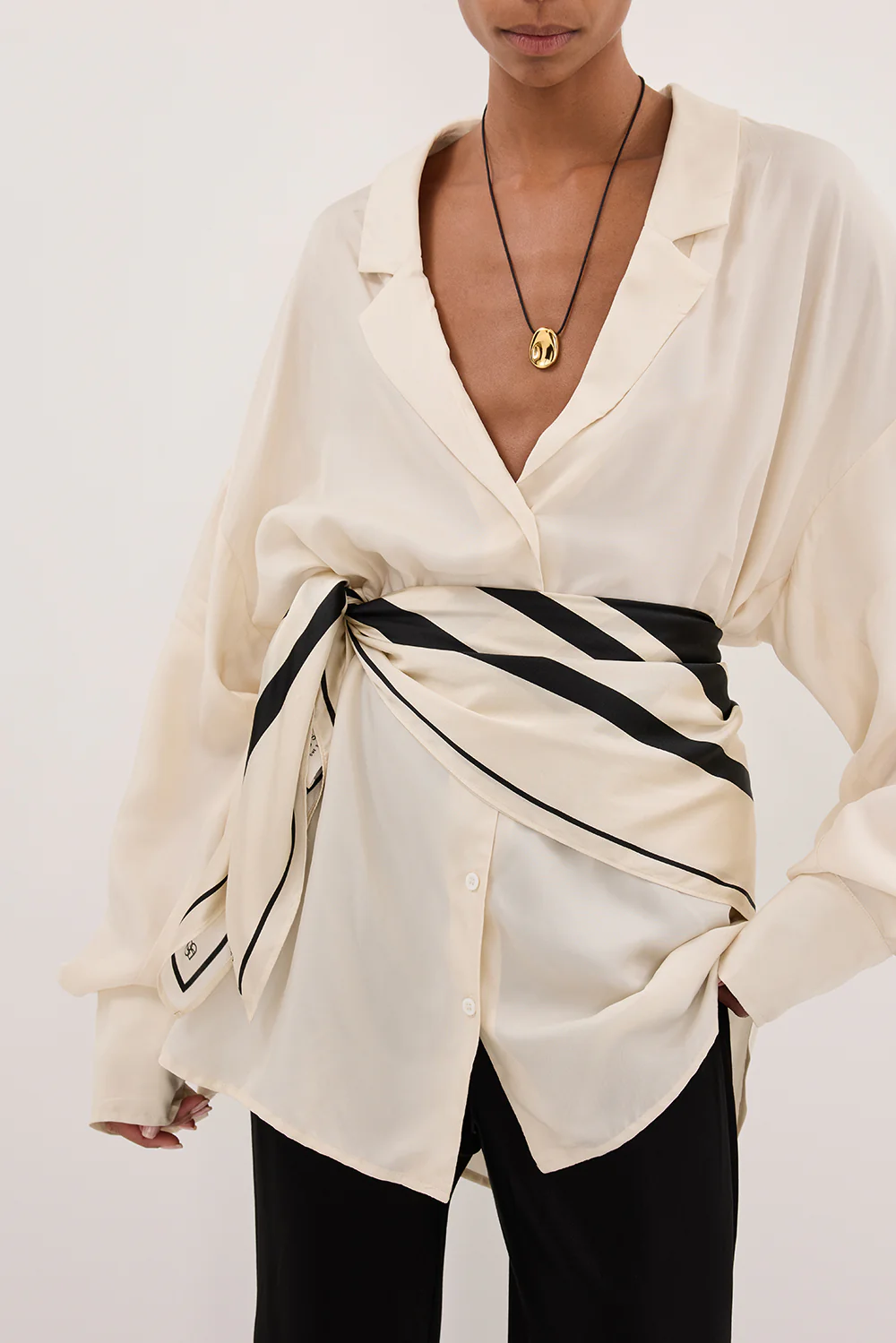 LUCILLE STRAW LONG SLEEVE CUPRO SHIRT - PRE ORDER - Gamepaces