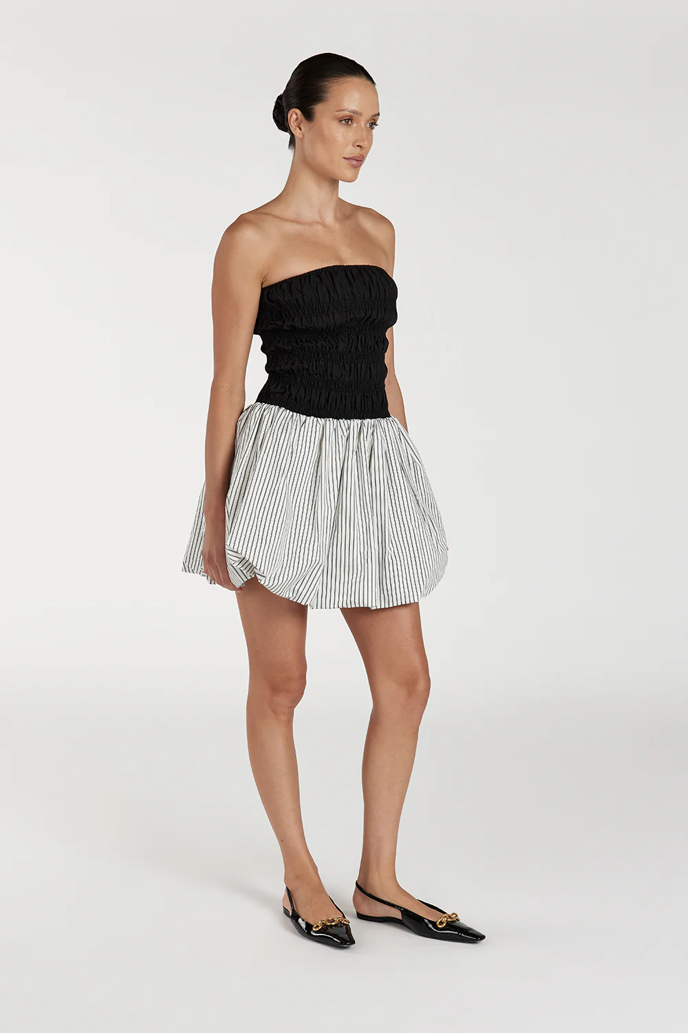 STOCKHOLM STRIPE SILK BLEND DRESS - Gamepaces