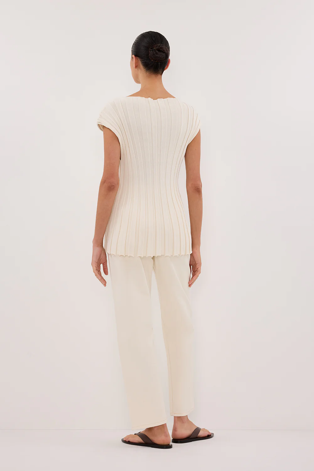 FINN CREAM TWISTED SEAM JEAN - Gamepaces