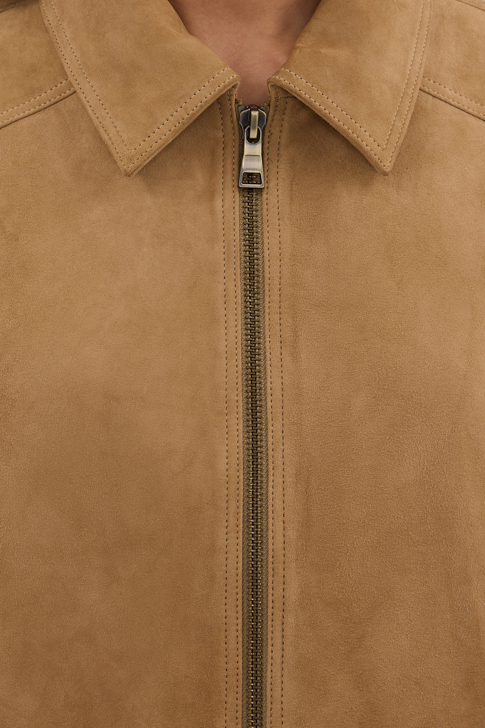 DENVER PAMPAS SUEDE LEATHER BOMBER JACKET - Gamepaces