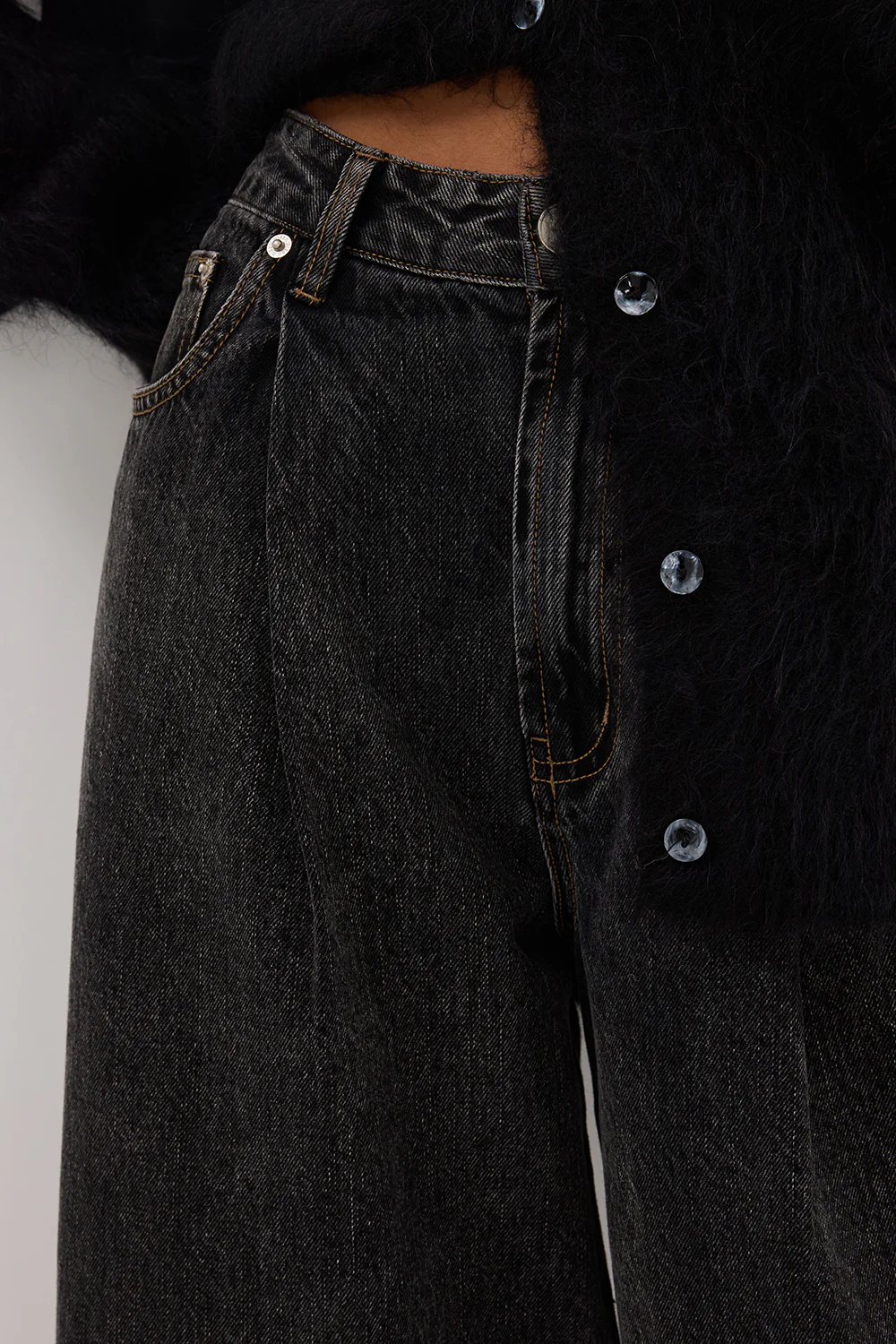 STERLING WASHED BLACK DENIM JEAN - Gamepaces