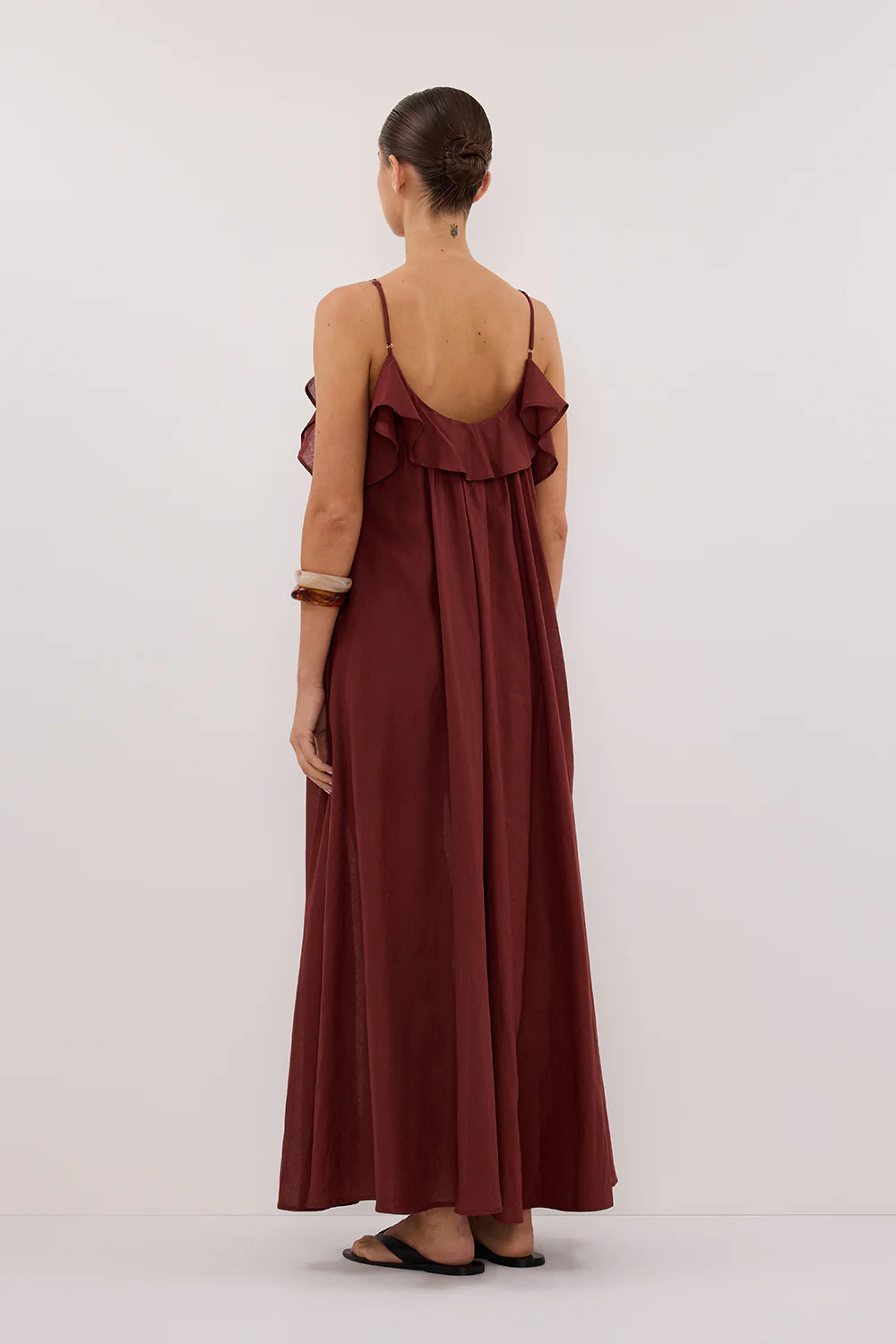 CAPRI SAHARA LINEN BLEND MAXI DRESS - Gamepaces
