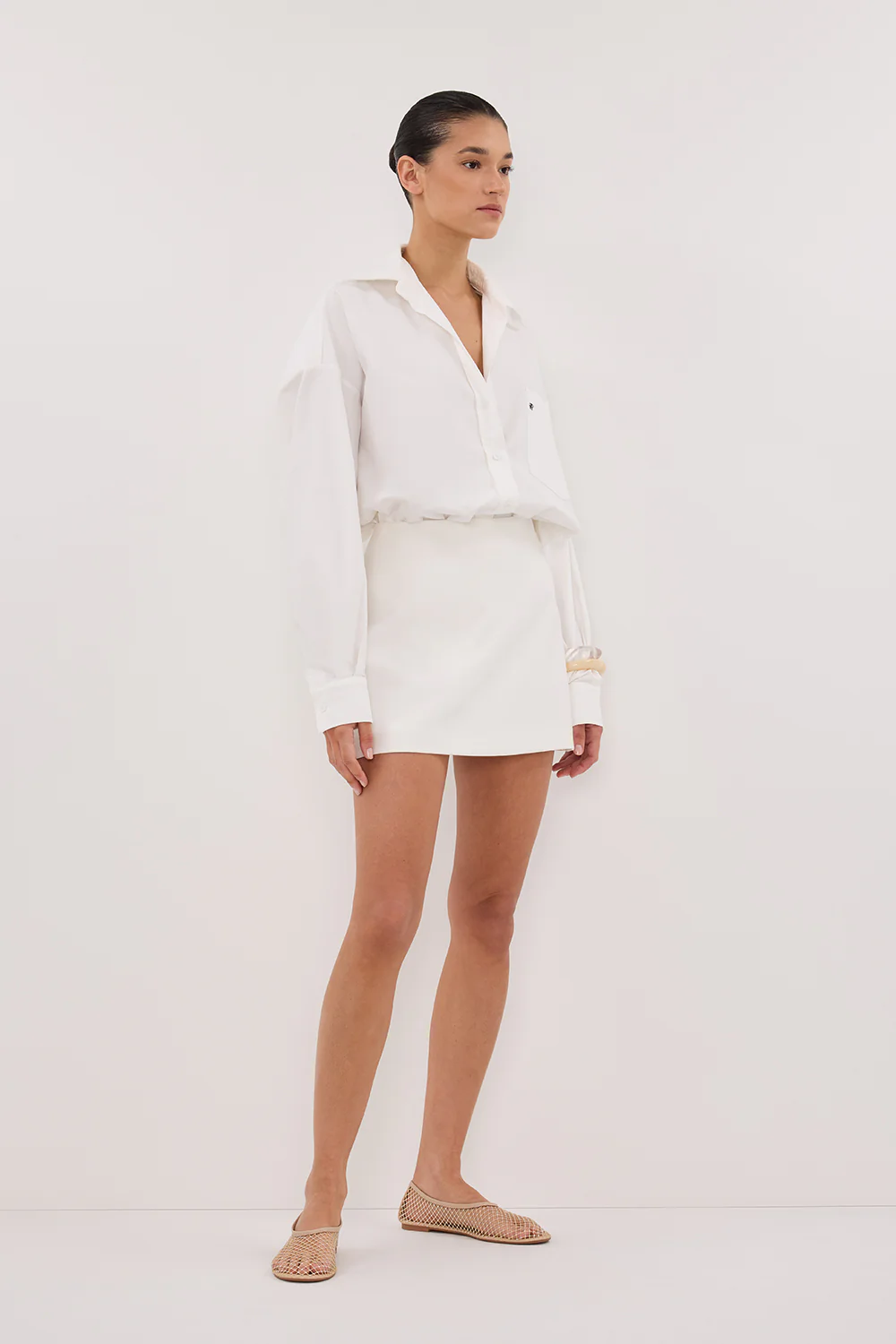 SOHO WHITE TAILORED SKORT - Gamepaces