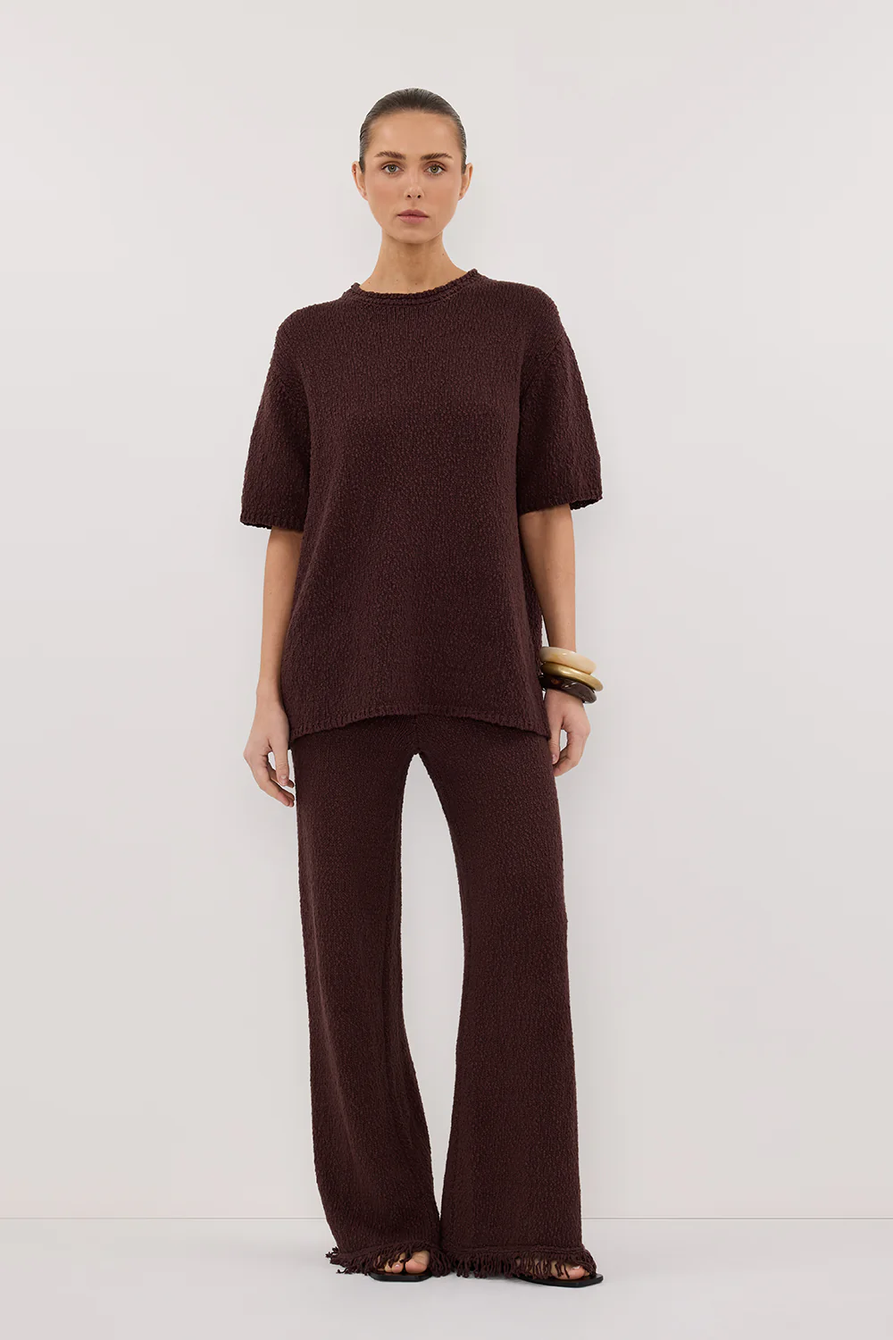 SUE CHOC OVERSIZED KNIT TEE - Gamepaces