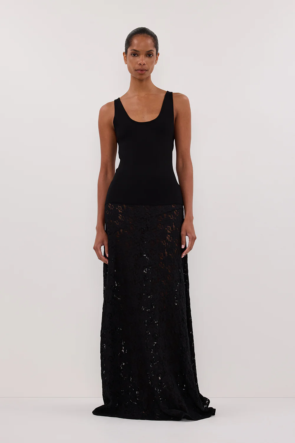 TROY BLACK KNIT TANK - Gamepaces