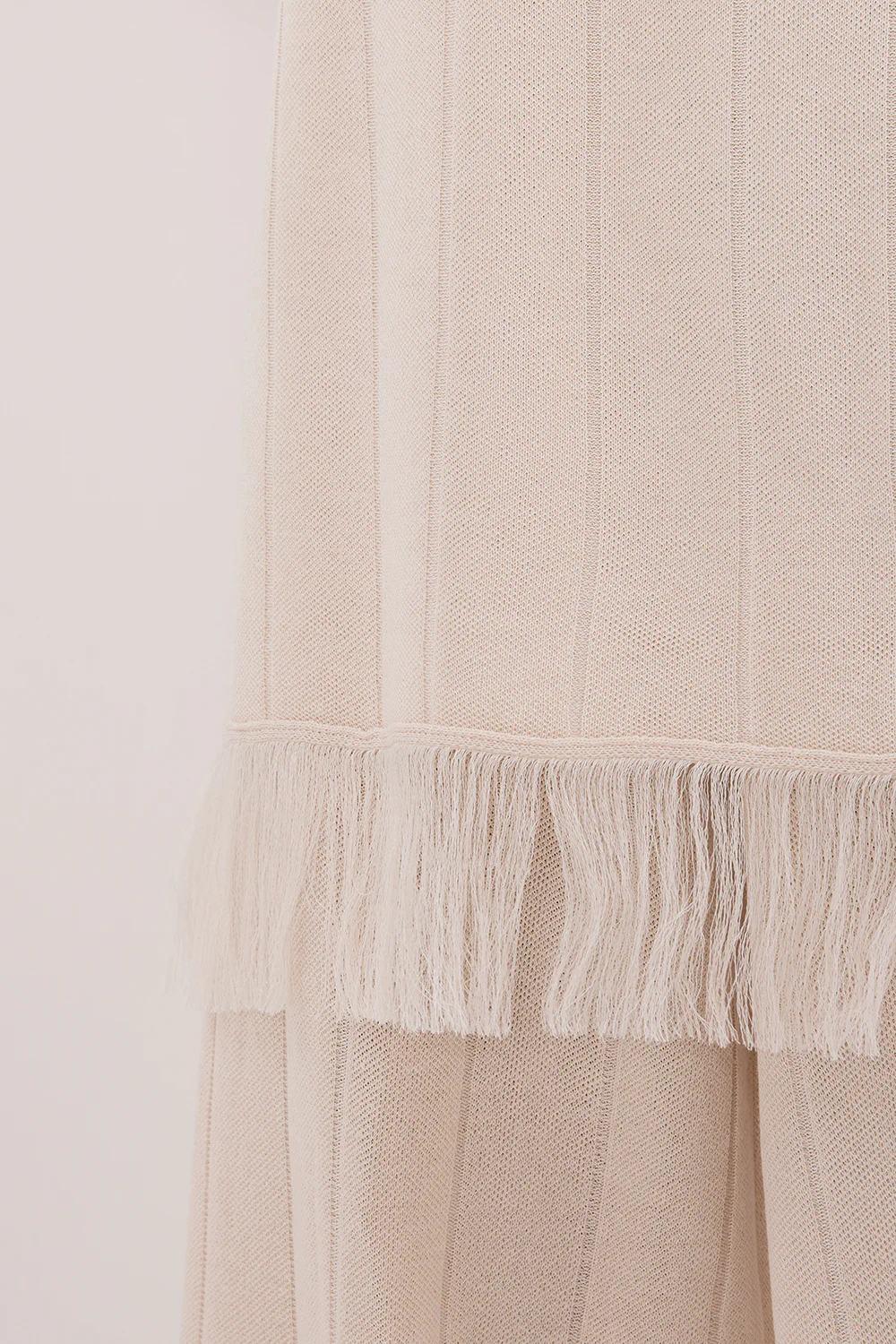 ARIA CREAM FRINGED TUNIC TOP - Gamepaces