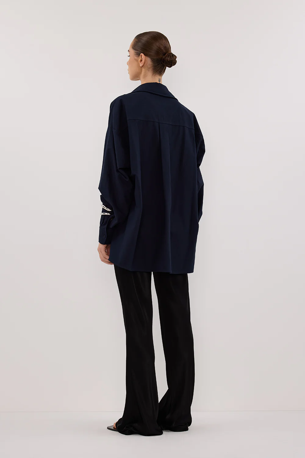 RHEA INK OVERSIZED COTTON SHIRT - Gamepaces