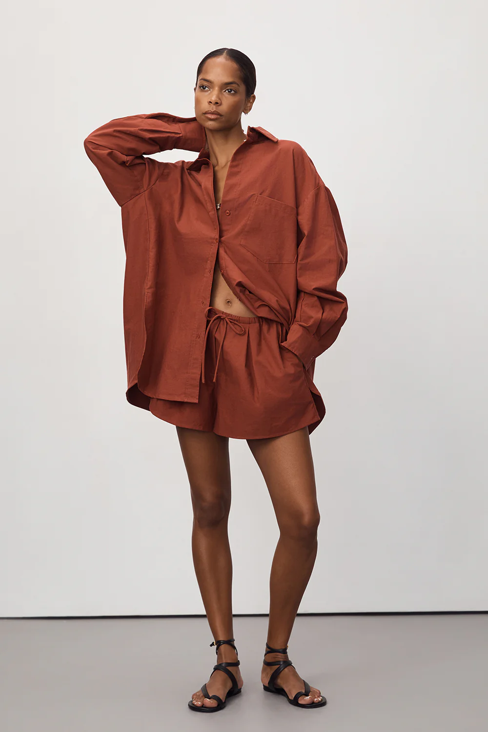 RHEA SAHARA COTTON DRAWSTRING SHORT - Gamepaces