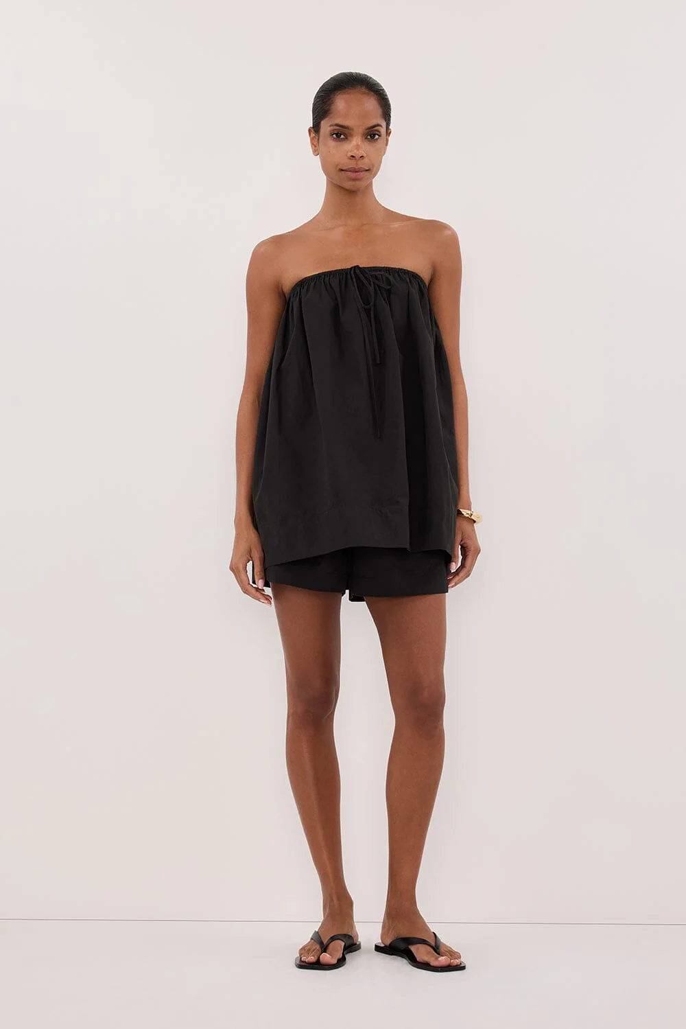 SOMMER BLACK POPLIN SHORT - Gamepaces