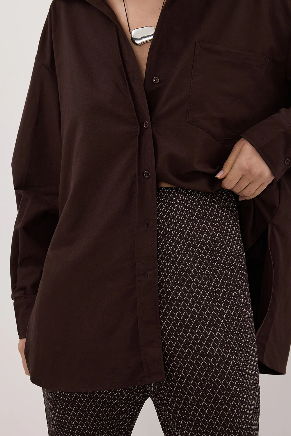 TIA CHOC MICRO CHECK BIAS PANT - Gamepaces