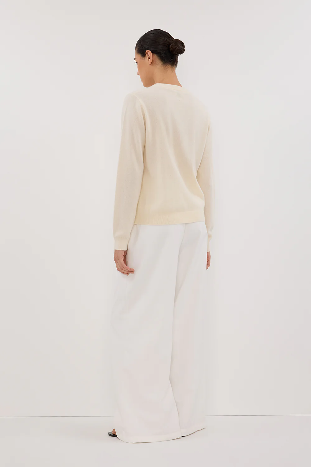 INDY CREAM CASHMERE KNIT JUMPER - Gamepaces