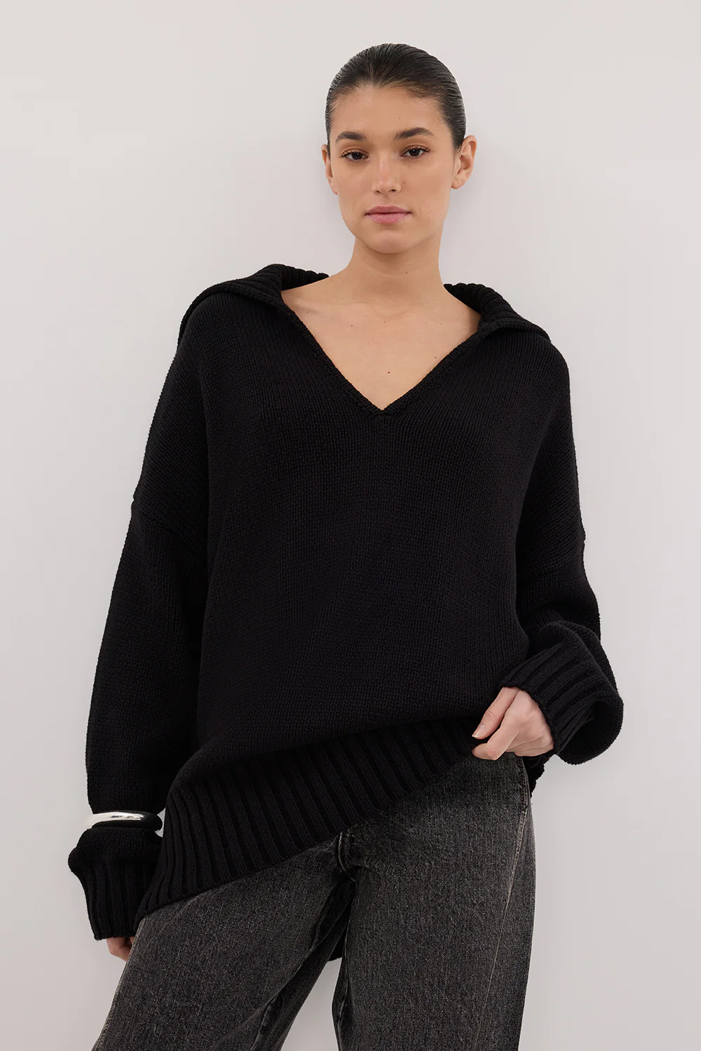 FRANKIE BLACK SAILOR JUMPER - Gamepaces